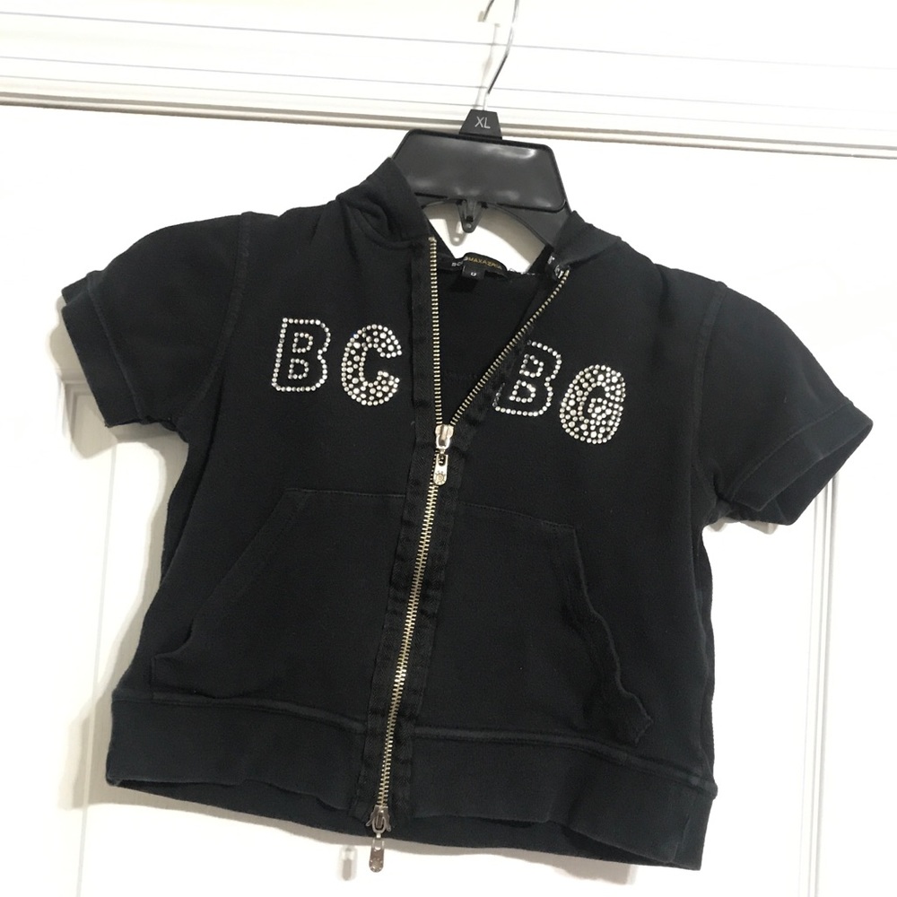 Kids BCBG Short Sleeve Zip Up